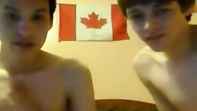 Webcam Canada: A Twink Couple Goes Wild on Camera