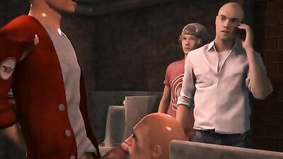 Sex Club 3D Animated - Muscle Boys in Action!