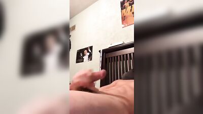 Fit and Frisky: The Self-Serving Solo of a Ripped Blonde Hunk