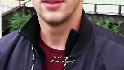 Getting Handled By a Hunky Muscle Man! - Amateur Blowjob & Handjob Action on Cam