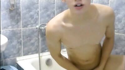 Bathroom Bromance: A Young Man Takes a Le*ak and Gets Caught in the Act by His Bestie