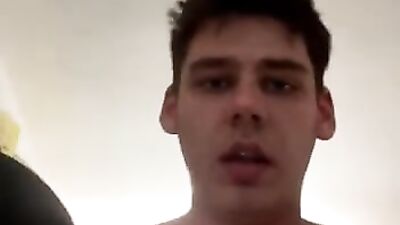 Handsome Max 22 from Austria Gets Off with His Huge Dong on Webcam