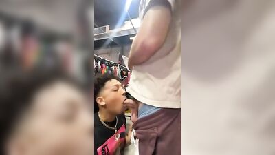 Big Dick Public Suck Off With Friends