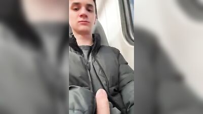 Hard-Bonered Russian Subway Rider: Young and Huge! (No Cum)