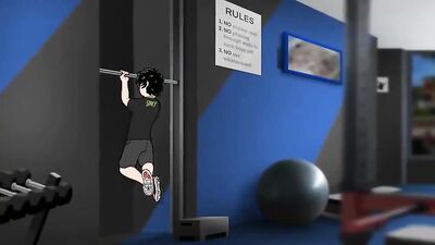 Lets Go to the Gym! Anime Boys in Cartoons and Yaoi Bears!