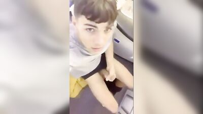 Fit and Curious Amateur Wanks on the Streets of Town in Search of a Huge Dick