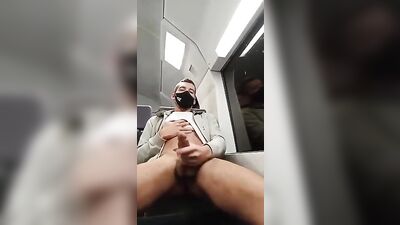 Train Station Cock-a-Thon: Bareback Jacking and Jerking Off in Public!