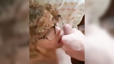 Blond Twink Gets Creamed with a Facial: Amateur Cumming and Blowjobs