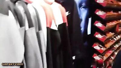 Sabian: Friends Get Very Cock-Hard and Cum-Shotty in the Changing Room of a Sex Shop