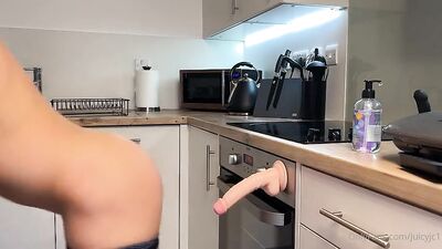Dishwasher Disaster - Gay Amateurs Play with Toys and Big Cocks