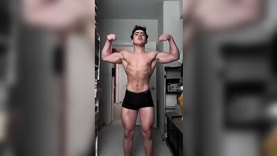 Mighty Muscles of Male Bodybuilders Exude Raw Sexuality in Solo Scenes