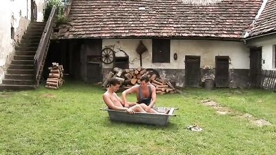 Farm Boys Doing It In The Barn - Episode 094: A Bareback Action Flick With Multiple Cumshots and a Public Handjob!