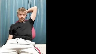 Young and Curious: A Solo Tube Experience with a Hot Blonde Twink