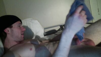 facial swallow lots of cum on my own face