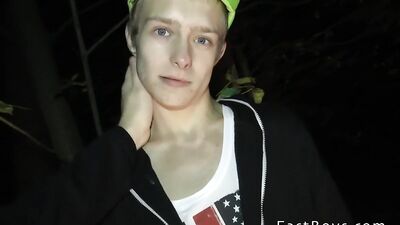 Handjob in the Dark Forrest