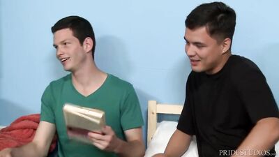 Cock Virgins Dorm Fleshlight Pleasure With Friend