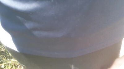 Cumshot from boy in Public