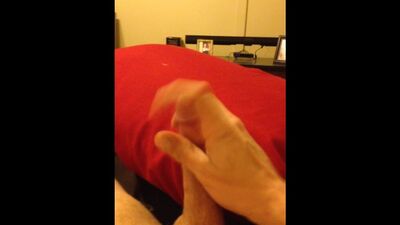 Young hot male playing with his big cock and horny as hell