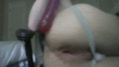 Doc Johnson Crystal Jellies - Double Dong -18 Inch - Dildo - Purple