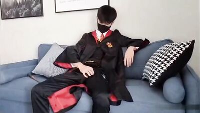 Asian Boy with a Mouthful of Action and Ass Play