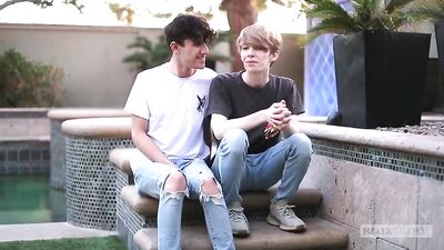 Adam Reid Gets Fucked by Sebastian Cruz in a Hot Bareback Threesome with an Explosive Finish