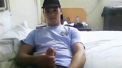 Hot College Guy Teen Solo Web-Cam Wanker - AI Enhanced