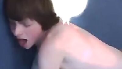 Twink Boy Gives Intense Blowjob and Tongue Action in His First Time on Camera!