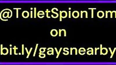 German Spy in the Bathroom (4), starring two amateurs and their huge cocks This voyeuristic video is filled with hot cum shots, as they secretly film each other having wild sex