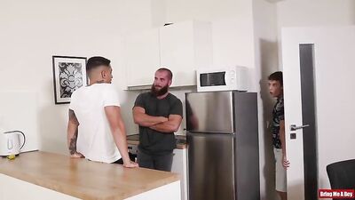 Uncle and Dad: Stepdads Cumshot Gangbang - 051
