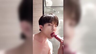 Asian Amateur Boy Loves His Pacifier during Sexual Encounter