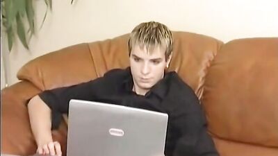 Rough and Ready Rim Jobs - Raw, Uncut Bareback Action with Brown Sofa