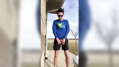 Average Joe Peeing in the Park