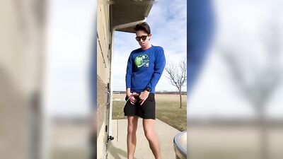 Average Joe Peeing in the Park