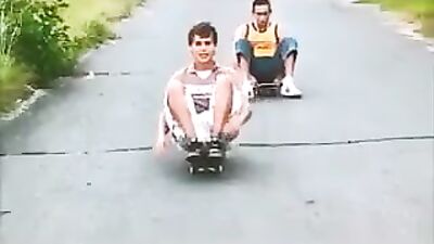 Gay Couple Loving in Nature, Heavy Action and Raw Cum Shots, with Mouth-watering Hand Jobs and Tongue Licking