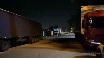 Steve is being pounded in a car park by a muscular guy