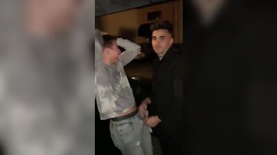 Young Voyeur Boy Sucks Off a Huge Dick in Public
