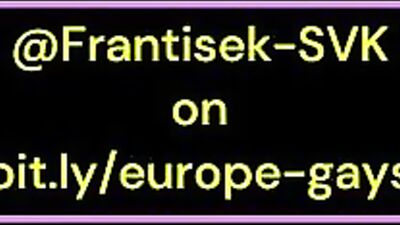 Curly Slovakian displays his juicy bubble butt in an amateur solo session