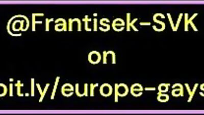 Curly Slovakian displays his juicy bubble butt in an amateur solo session