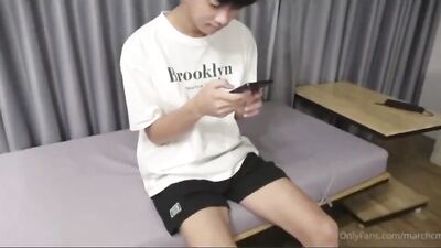 Thrilling Thai Virgin Boy and His Sexy Teacher: A Sensual Webcam Show of Hot Bareback Action!