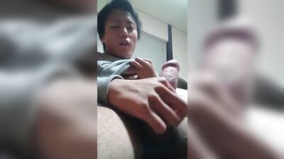 Young Japanese Men Taking Sweet Nekama Cum Shots in a Quiet Room