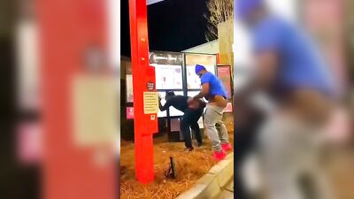 Big Black Action: Public Exhibition of a BBC with a Voyeur in the Mix