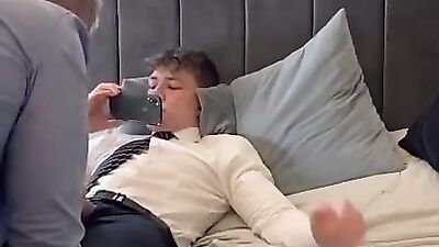 First Time Frat Guy Handjob & Cum Shot - Classmates