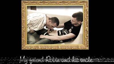 Robin and his Hot Uncle Luis: Bareback Cum Shot Manual Handjob Twink Blowjob