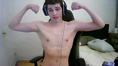 GBT Fitness College Student Sensual Chest Cumshot - AI Enhanced