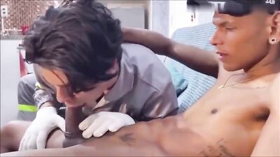 Raw and Raucous! 2 Dudes Take It Raw and Wild with Spurting Cum Shots, Fisting Action and a Sensational Handjob-Blowjob Double Whammy!