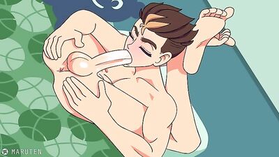 Cartoon Animation: Self-Sucking Adventures in Blowjobland