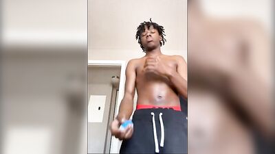 Black Brother Web-Camming It Up Alone