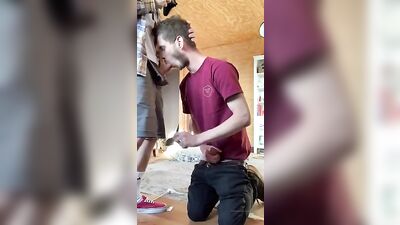 Former porno boy star in a private session