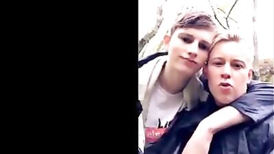 Wilderness Hand Job with Blonde Twink Boys