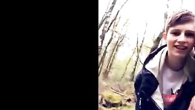 Wilderness Hand Job with Blonde Twink Boys